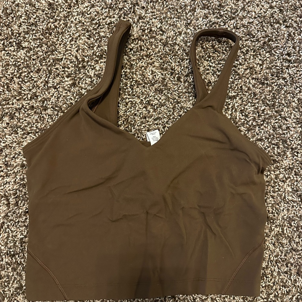 Nwot Lululemon Align Tank Top Java - image 3